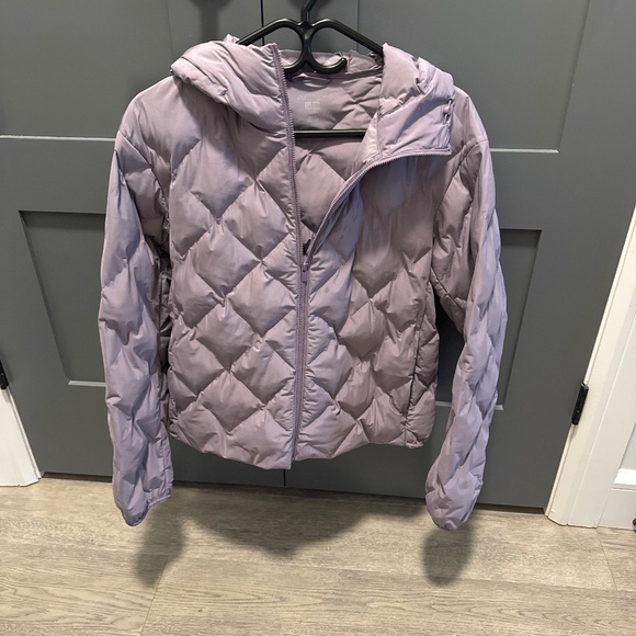 Uniqlo purple puff tech jacket (xs) - Picture 1 of 2